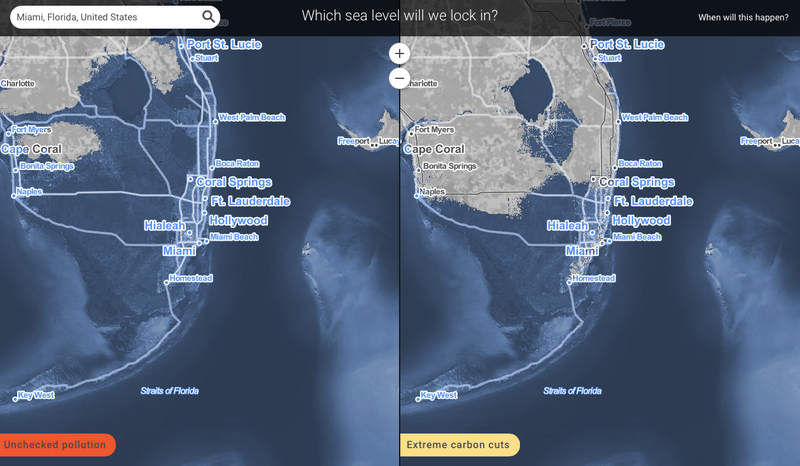 Illustration for article titled These Are the American Cities That Could Be Buried Underwater by 2200